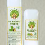 gel d'aloe vera à l'huile de de noisette