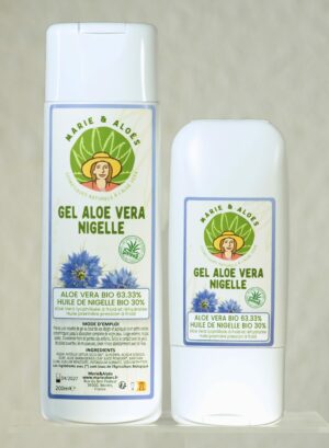 gel d'aloe vera à l'huile de nigelle