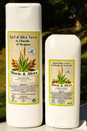 gel d'aloe vera à l'huile d'argan