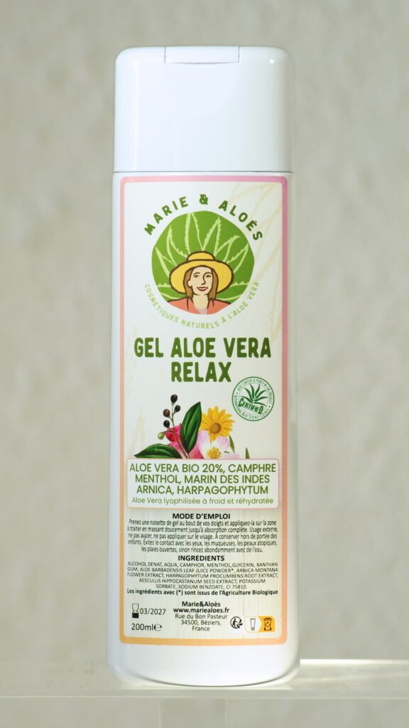 gel d'aloe vera relax 200ml