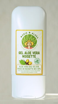 gel d'aloe vera à l'huile de de noisette 100ml